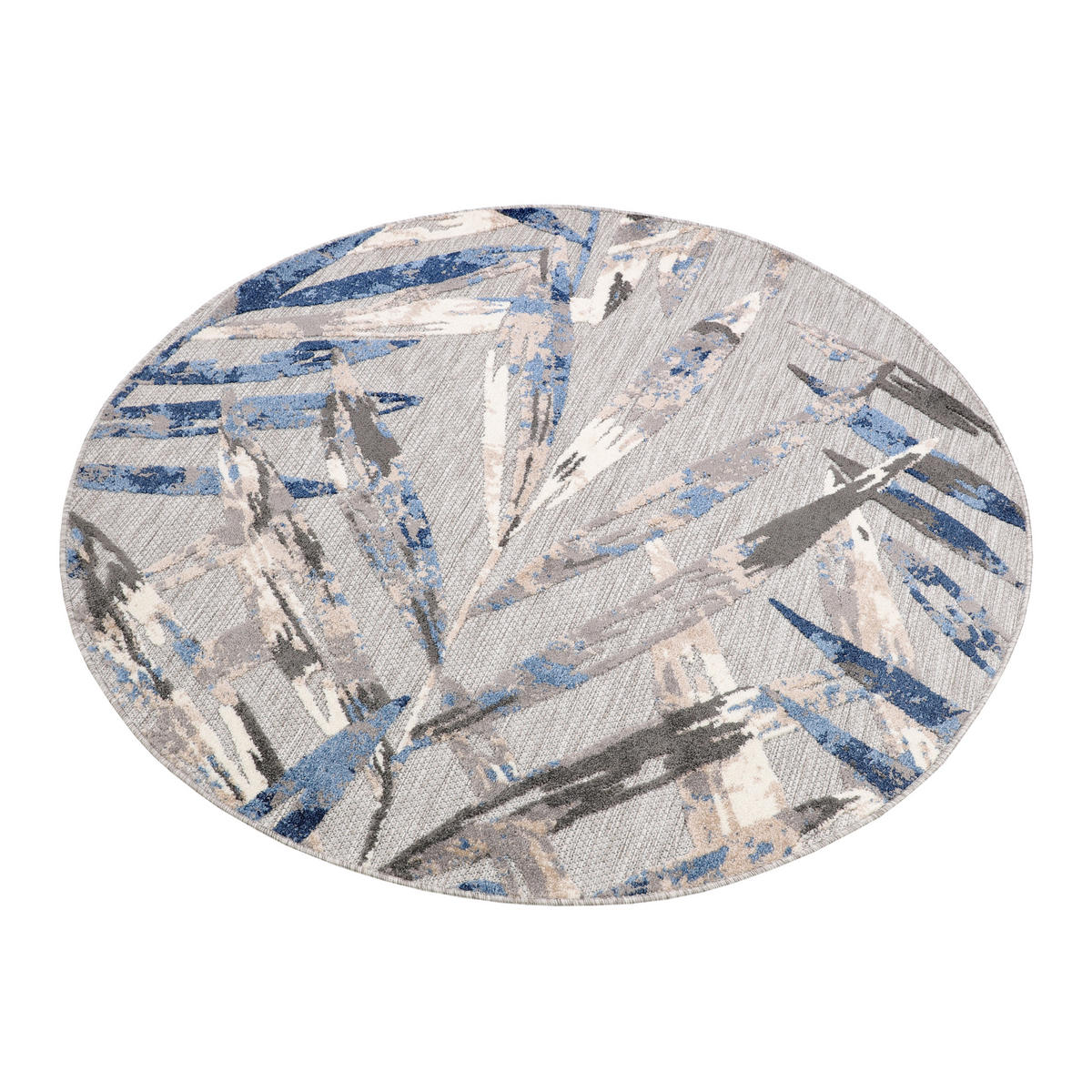 TEPPICH PATIO rund Blaugrau 240/240 cm - Blaugrau, Textil (240/240cm) - Tapiso