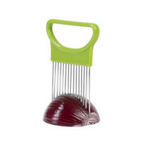ZWIEBELKAMM / Zwiebelschneider - Grün - Grün, Metall (8/1/1cm) - Sareva