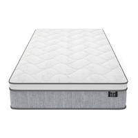 STANDARDMATRATZE - 1 Person - stoff - weiß Serenite - Weiß, Textil (90/190cm) - Vente-Unique