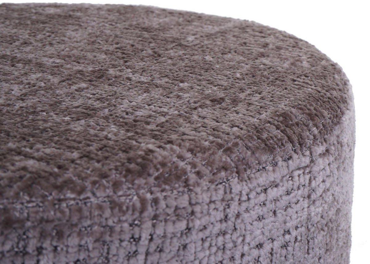 HOCKER Braun - Braun, Textil (37/57/37cm) - MCW