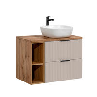 WASCHTISCH 80.6cm Adriel Beige - Beige, Holzwerkstoff (80.6/59/46cm) - Petits-meubles