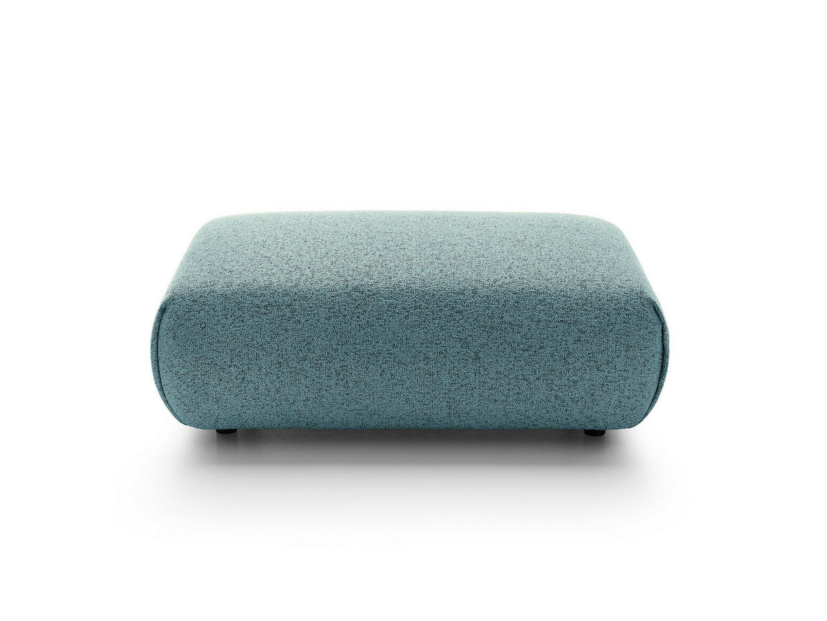 MASSENO Sitzhocker ZEST, Modern Polsterhocker, Fußhocker Blau - Blau, Holzwerkstoff/Kunststoff (70/42/113cm) - MASSENO