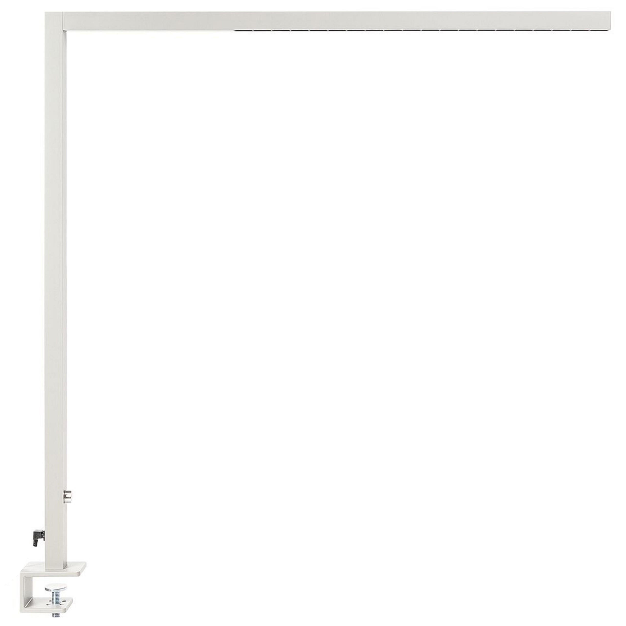 SCHREIBTISCHLAMPE Volans 4/121/120 cm - Silberfarben, Metall (4/121/120cm) - Beliani