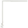SCHREIBTISCHLAMPE Volans 4/121/120 cm - Silberfarben, Metall (4/121/120cm) - Beliani