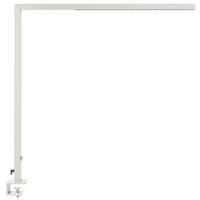 SCHREIBTISCHLAMPE Volans 4/121/120 cm - Silberfarben, Metall (4/121/120cm) - Beliani