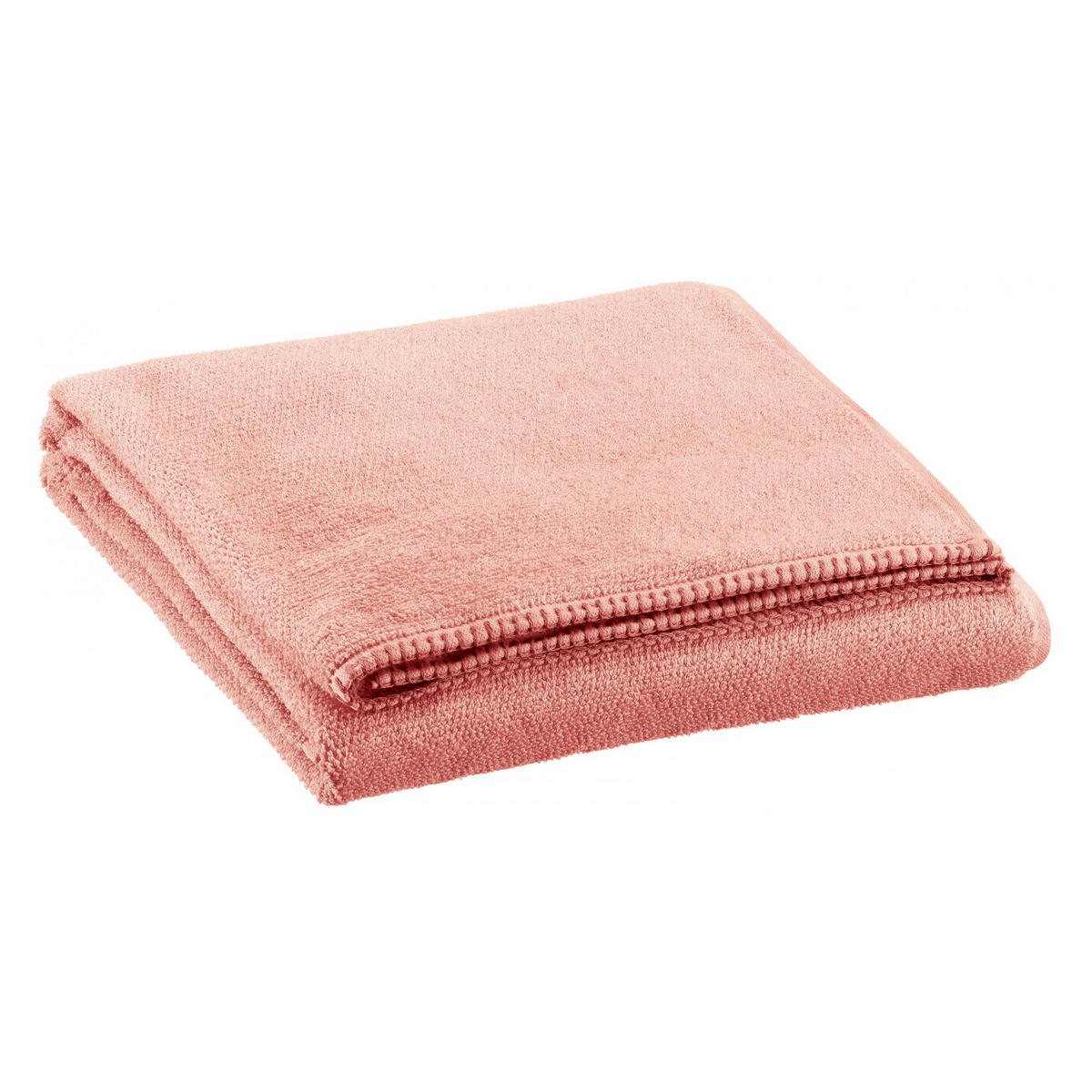 BADETUCH Bora azaleefarben 90 x 150 cm - Rosa, Textil (90/150cm) - Vivaraise