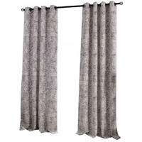 VORHANG 2ER SET VENEDIG HxB 245x140 cm Creme Schwarz - Creme, Textil (140/245cm) - Gardinenbox