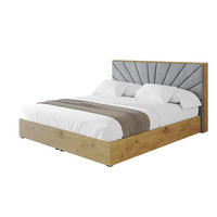 POLSTERBETT mit Bettkasten und Lattenrost, Bett mit Matratze H3/H4 - ENZO6 180x200 Grau - Grau, Holzwerkstoff/Textil (180/200cm) - ALTDECOR