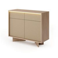 SIDEBOARD mit Schubladen Spirit 104 cm, 2 Türen, Cappuccino - Eichefarben/Cappuccino, Holz (104/84/40cm) - Emporius