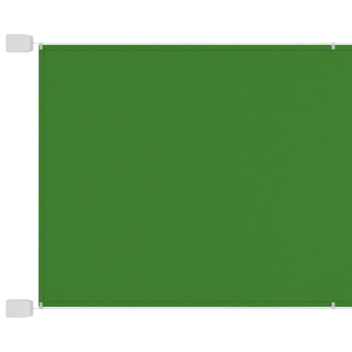 SENKRECHTMARKISE Hellgrün 100x600 cm Oxford-Gewebe - Grün, Textil (600/100/600cm) - furnicato