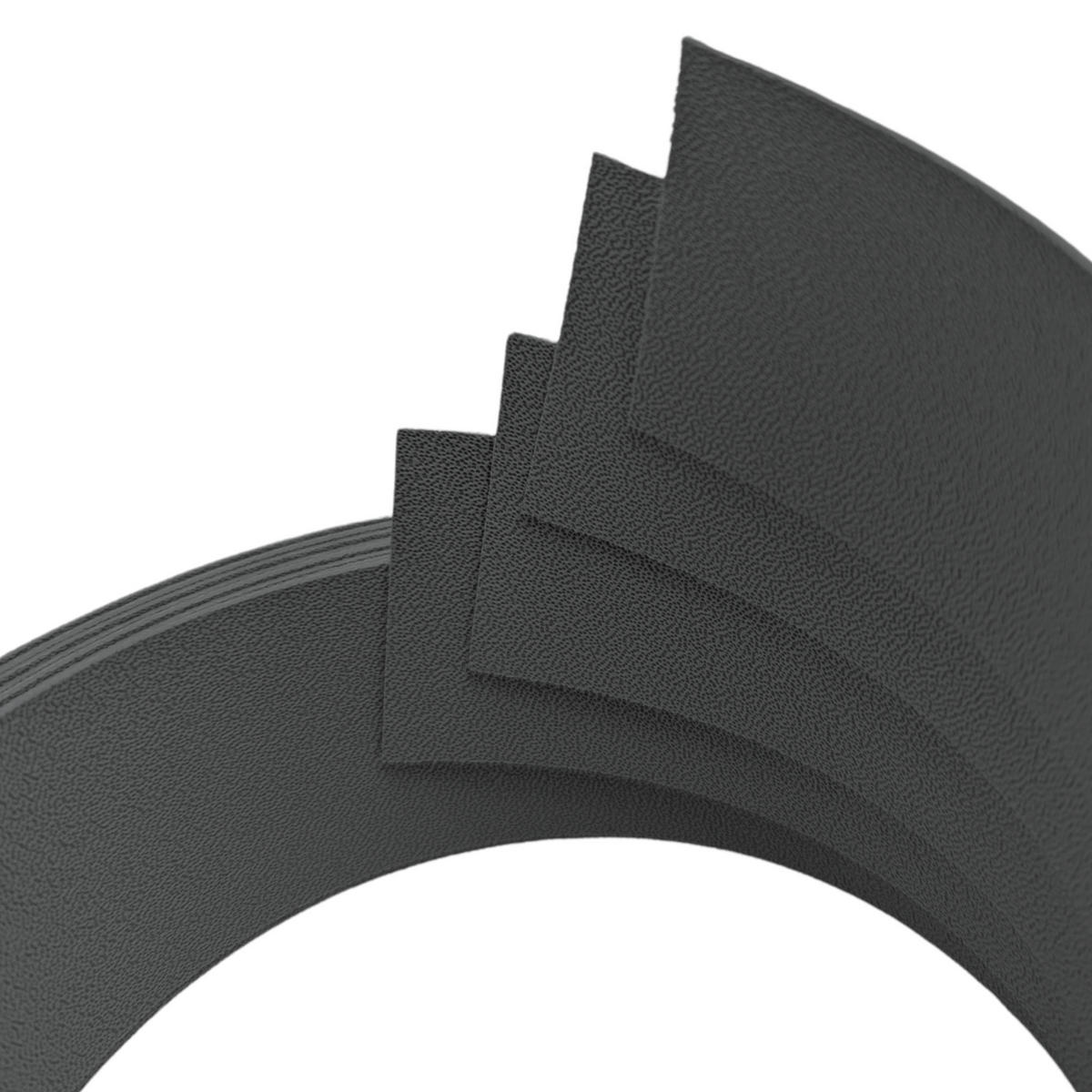 SICHTSCHUTZSTREIFEN Premium Viertel Set Anthrazit 2,55m - Anthrazit, Kunststoff (255/4.7cm) - ZAUN|ZU
