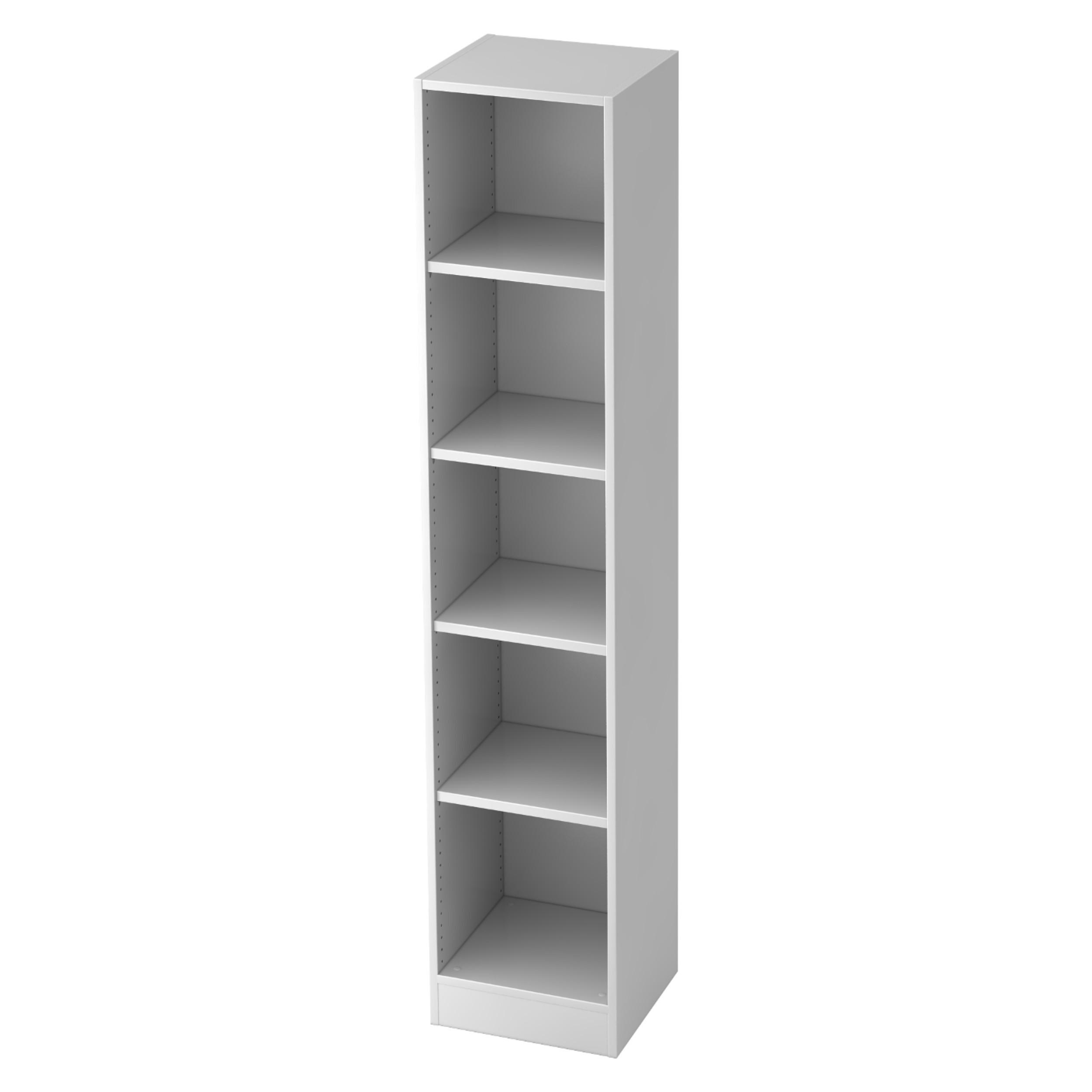 bümö Regal Weiß 40.6x200.4x40 cm