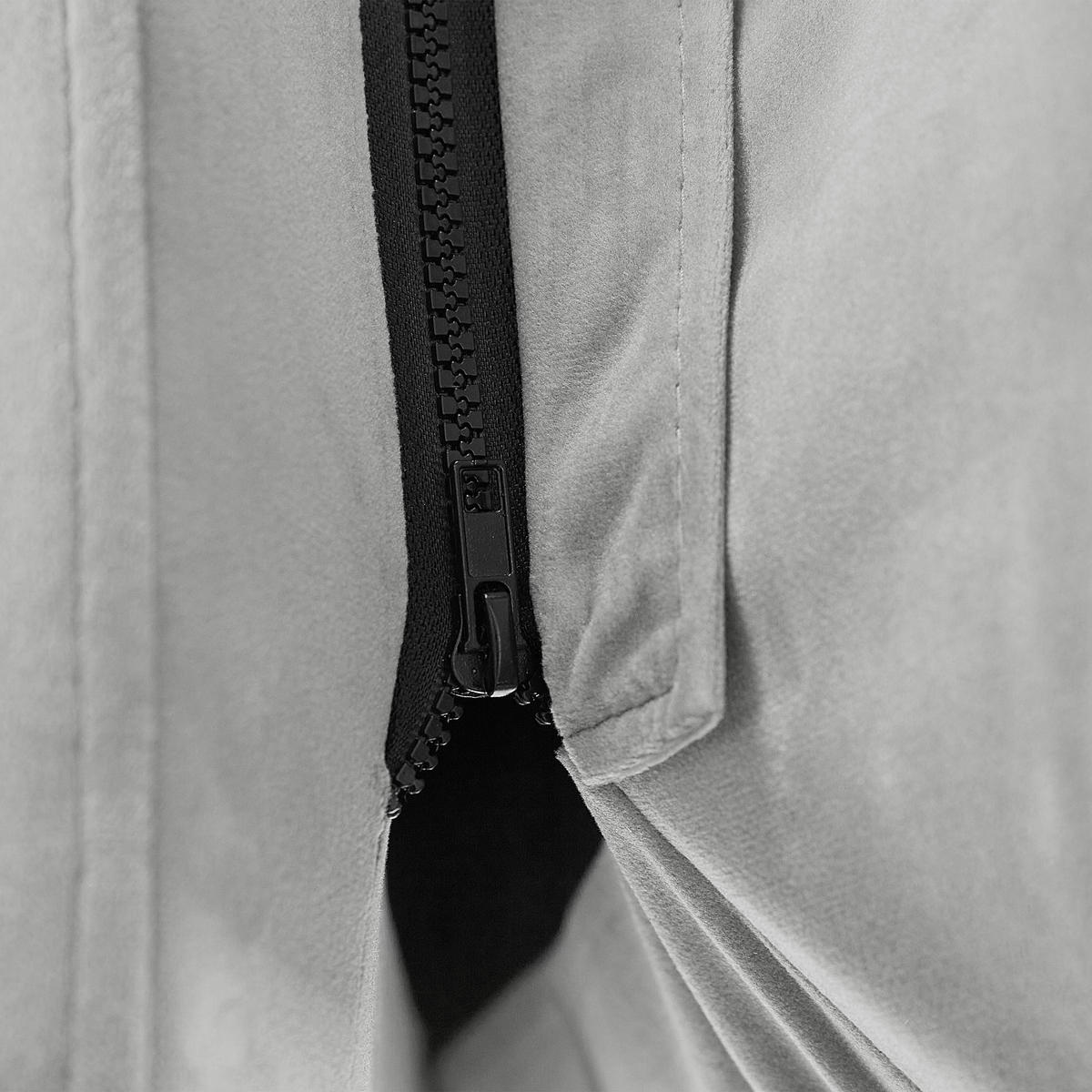 POLSTERBETT 140/200cm Grau Melle - Grau, Textil (140/200cm) - Beliani
