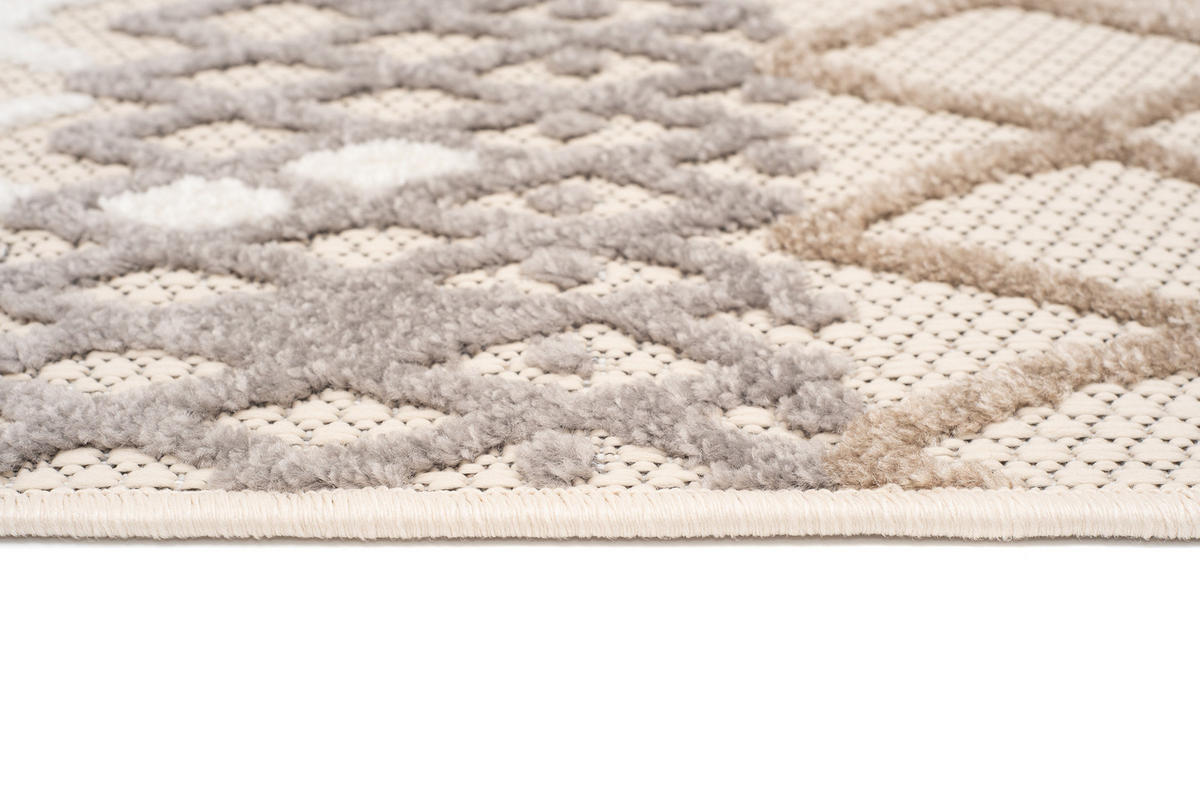 TEPPICH PATIO Creme 200/300 cm - Creme, Kunststoff (200/300cm) - Tapiso