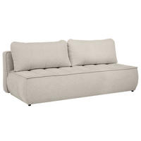 SCHLAFOSOFA Doris mit Schlaffunktion und Bettkasten, DL-System, Beige - Greige, Textil (210/88/100cm) - Beautysofa