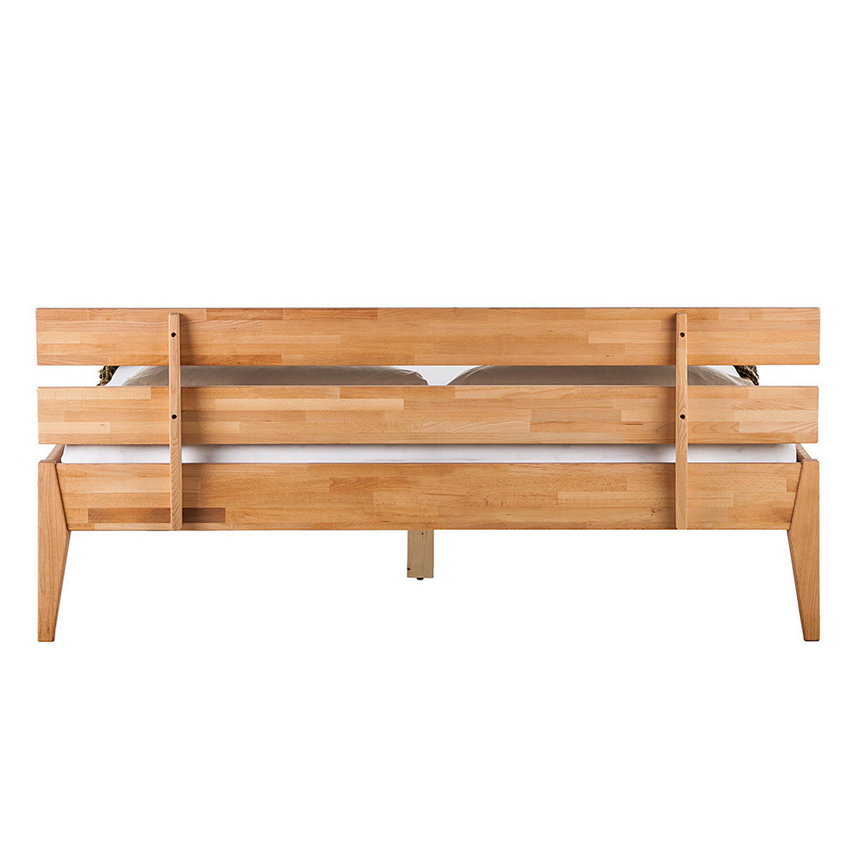 BETT - Massivholz - Kernbuche, Holz (160/200cm) - home24