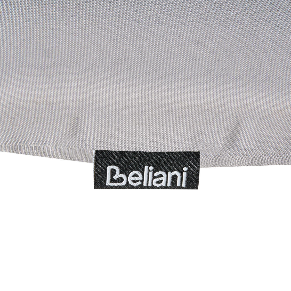 LIEGENAUFLAGE Hellgrau 60/180 cm Brescia Premium - Hellgrau, Textil (180/5/60cm) - Beliani