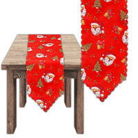 WEIHNACHTSTISCHLÄUFER 180x35cm - Rot, Textil (35/180cm) - KRUMAD