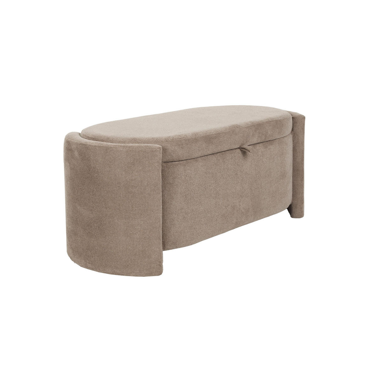 SITZBANK Miro mit Stauraum 108 cm - Grau, Textil (85/42/42cm) - Drawer