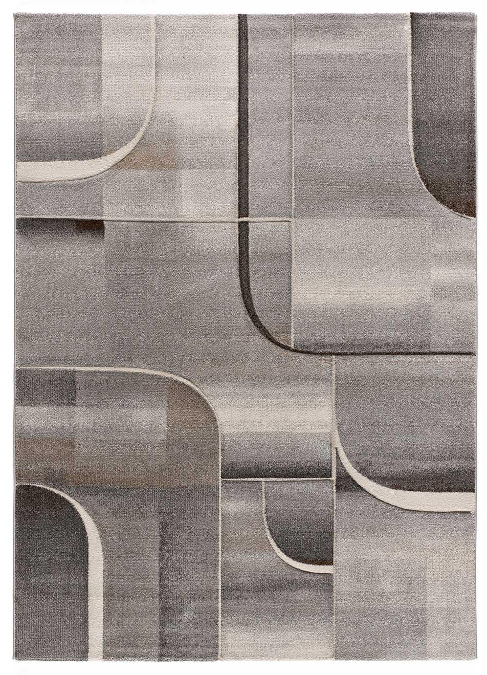 Atticgo Webteppich Grau 80x150 cm
