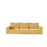 SOFA Sande In Raven - Gelb, Holzwerkstoff/Textil (292/85/90cm) - Fun Möbel