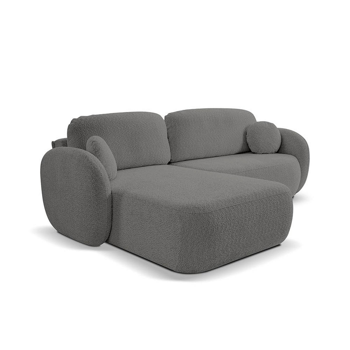 ECKSOFA OLEMO Schwarz - Schwarz, Textil (248/86.5/174cm) - Pillovely