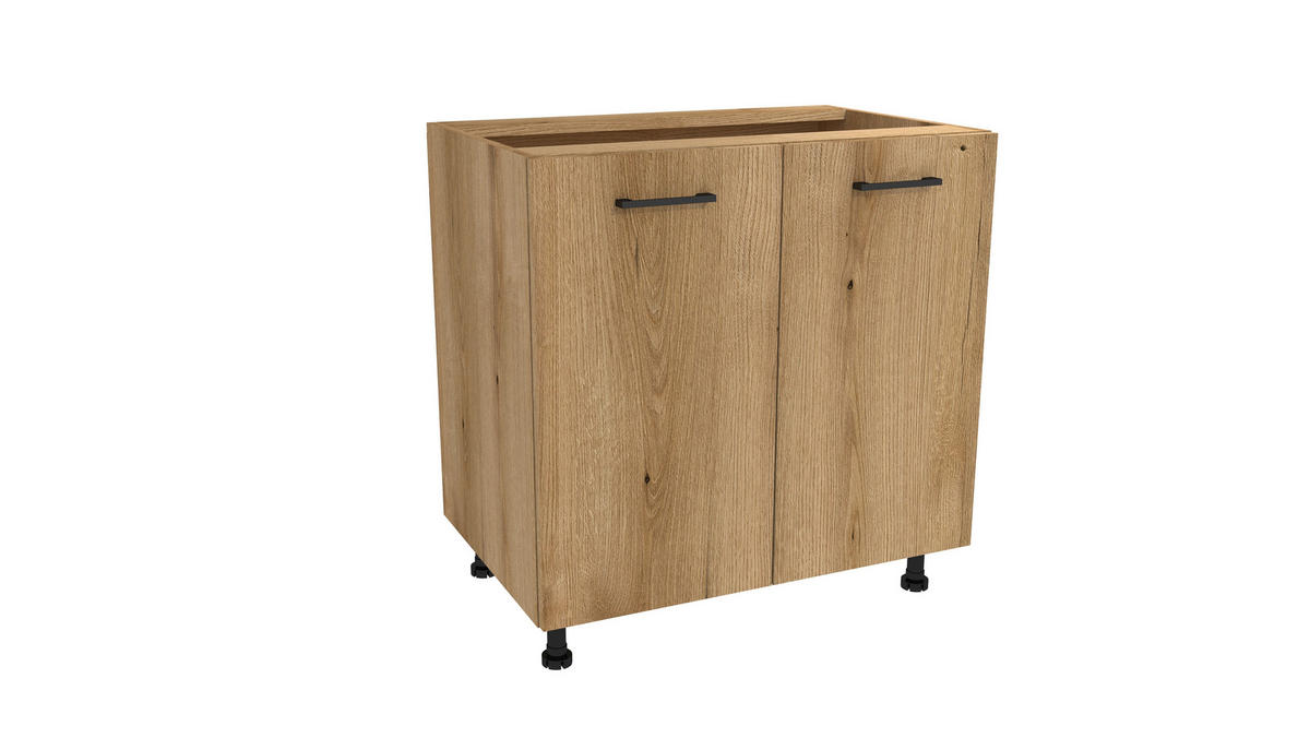 WINKELKÜCHE 240x180 cm mit Arbeitsplatte - SIMPLY Z7 - in Kaschmir / Eiche - Kaschmir/Eichefarben, Holz (240/212/53cm)