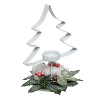 TEELICHTHALTER Tannenbaum 25 cm - Multicolor, Kunststoff (20/25cm) - Atmosphera Createur d´interieur
