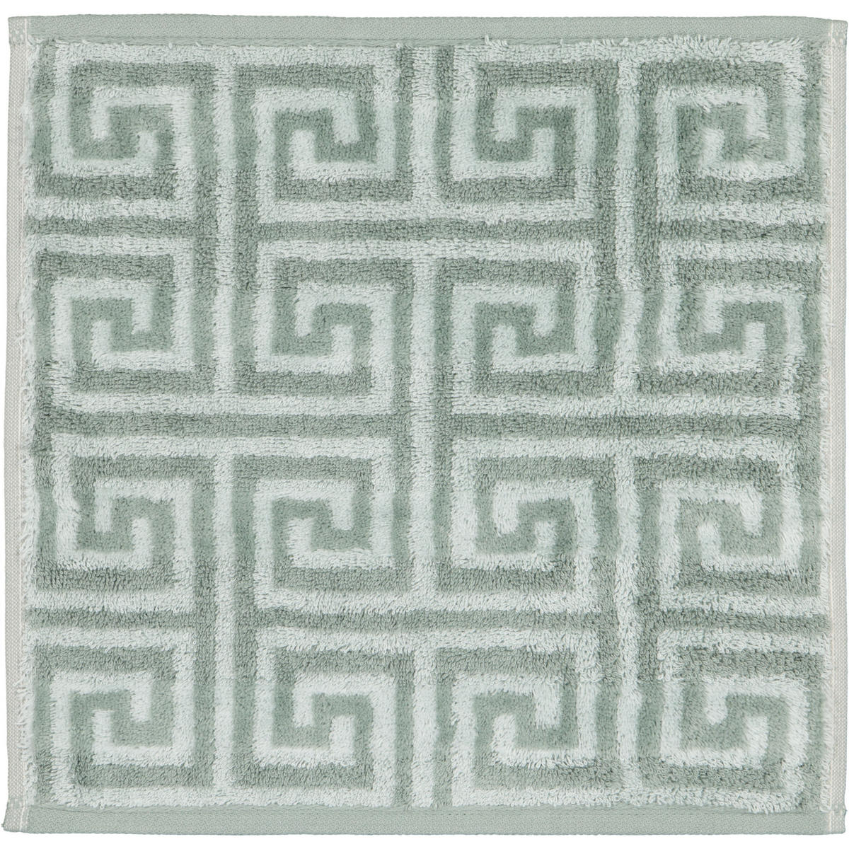 HANDTÜCHER NOBLESSE ELEGANCE ALLOVER 1088 NORDIC GREEN - 44 - Grün, Textil (30/30cm) - Cawoe