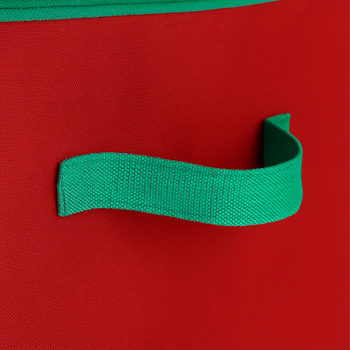 WEIHNACHTSKUGEL-AUFBEWAHRUNGSBOX - Rot, Wellpappe/Kunststoff (33/33/33cm) - Relaxdays