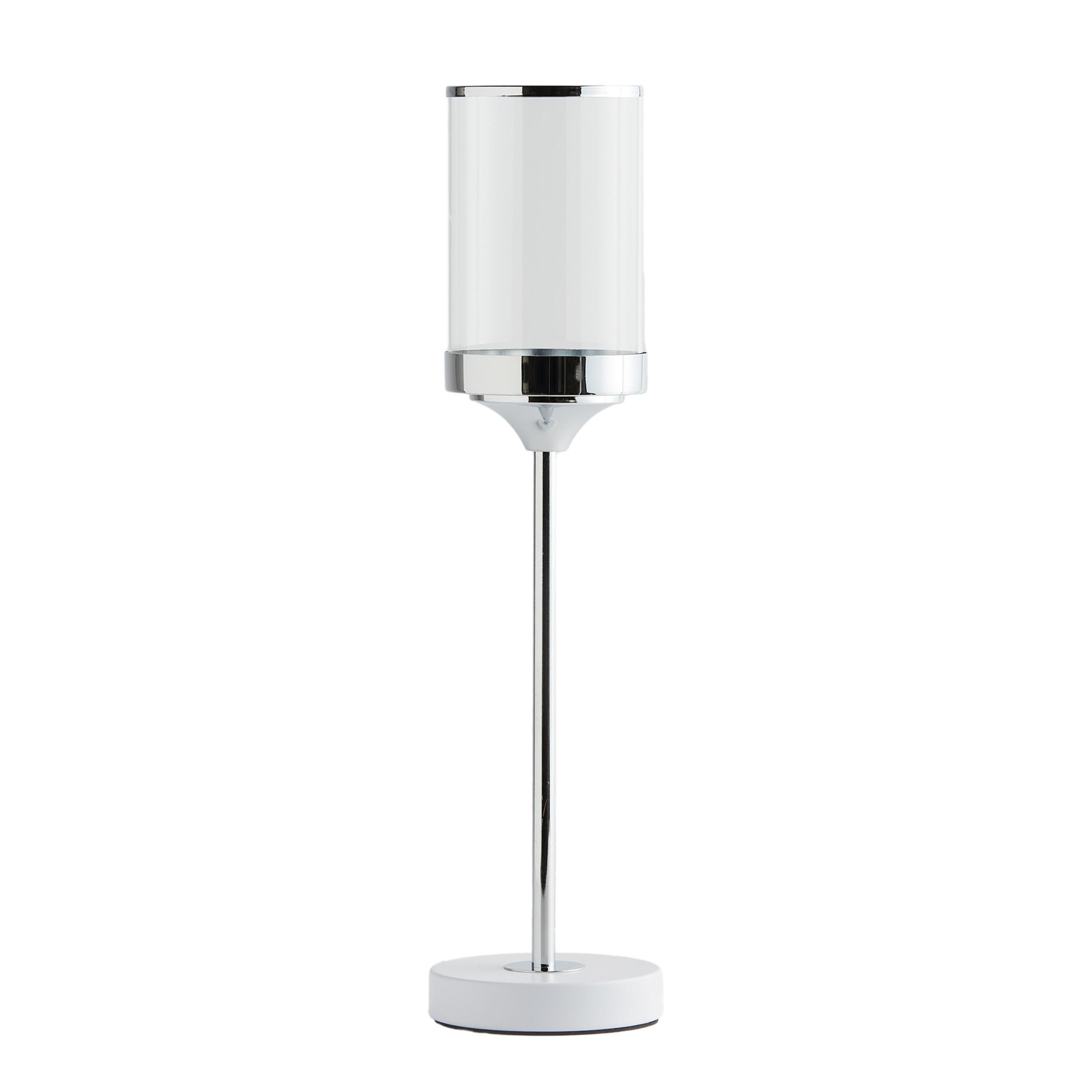 KERZENSTÄNDER Enlaceso - Silberfarben, Metall (12/47/12cm) - home&you