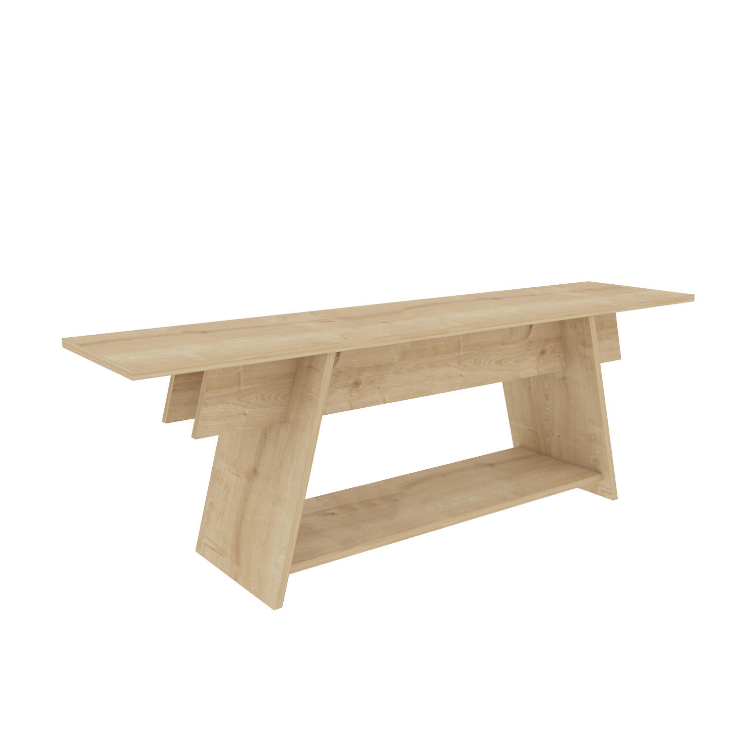 TV-ELEMENT Lanca Eiche - Eichefarben, Holzwerkstoff (120/50/35cm)