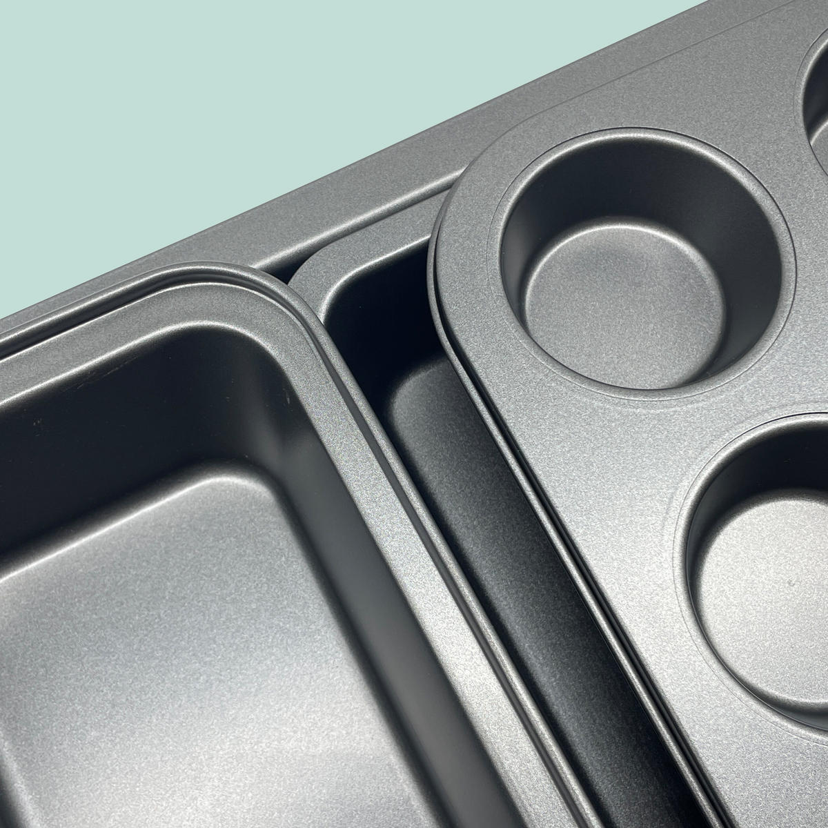 4-DIELNA sada - antracitová, kov - Relaxdays