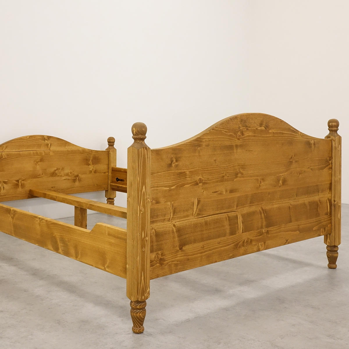 BETT aus Massivholz CHARLOTTE - Hellbraun, Holz (140/200cm) - Seart