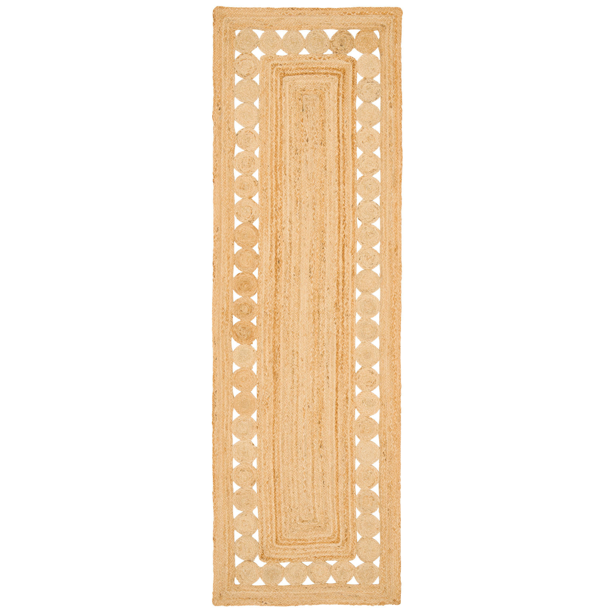 NATURFASER TEPPICH LÄUFER JUTE SALSA - Naturfarben, Textil (80/150cm) - Pergamon