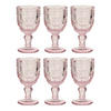 WEINGLAS (6er Set) Victorian - Hellrosa, Glas (0.23L) - BUTLERS