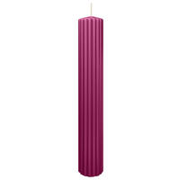 RILLEN KERZEN Cardinal 300 x Ø 45 mm, 4 Stück - Lila, Paraffin (8/15/15cm) - Wiedemann Kerzen