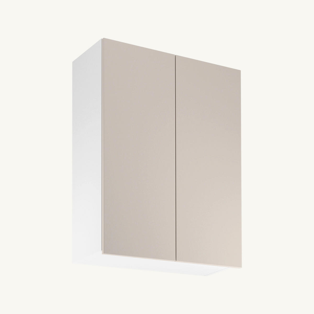 WINKELKÜCHE - 310 x 290 cm Livaro – KU-S35 – Beige Matt / Weiß - Beige/Schwarz, Holzwerkstoff/Metall (310/247/290cm) - hi-markt