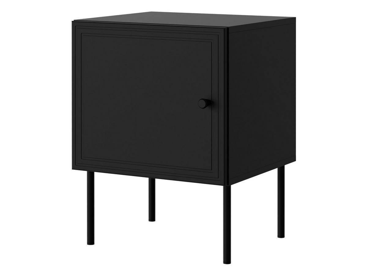NACHTTISCH-SET Palazzo Bis (2 Stück) - Schwarz, Holzwerkstoff/Kunststoff (45/59/39cm) - MIRJAN24