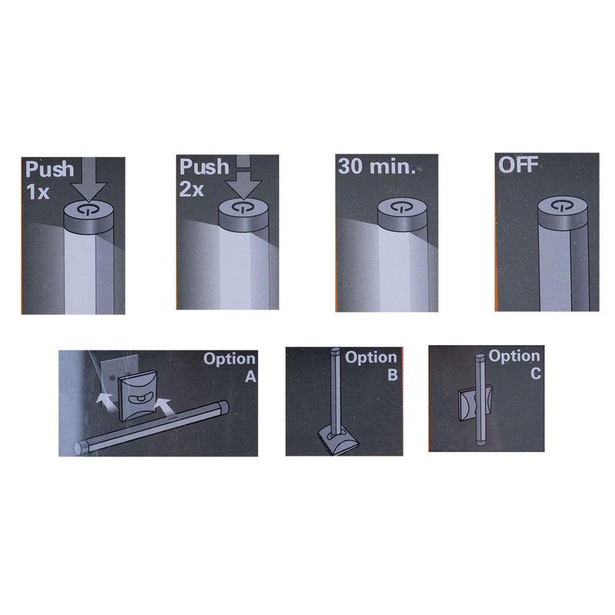 LED WANDLEUCHTE Silber Matt - Silberfarben, Kunststoff (9/28/9cm) - Briloner