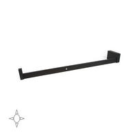 GARDEROBENSTANGE mit LED-Licht Castor, mit abnehmbarer Batterie und Bewegungssensor, L708mm, Kunststoff und Aluminium, Mokka metallic - Mokka, Kunststoff (10.5/7/70.8cm) - EMUCA