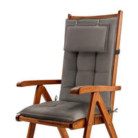 HOCHLEHNERAUFLAGE Sun-HL 119/50/8cm Taupe - Taupe, Textil (50/8/119cm) - Beautissu 