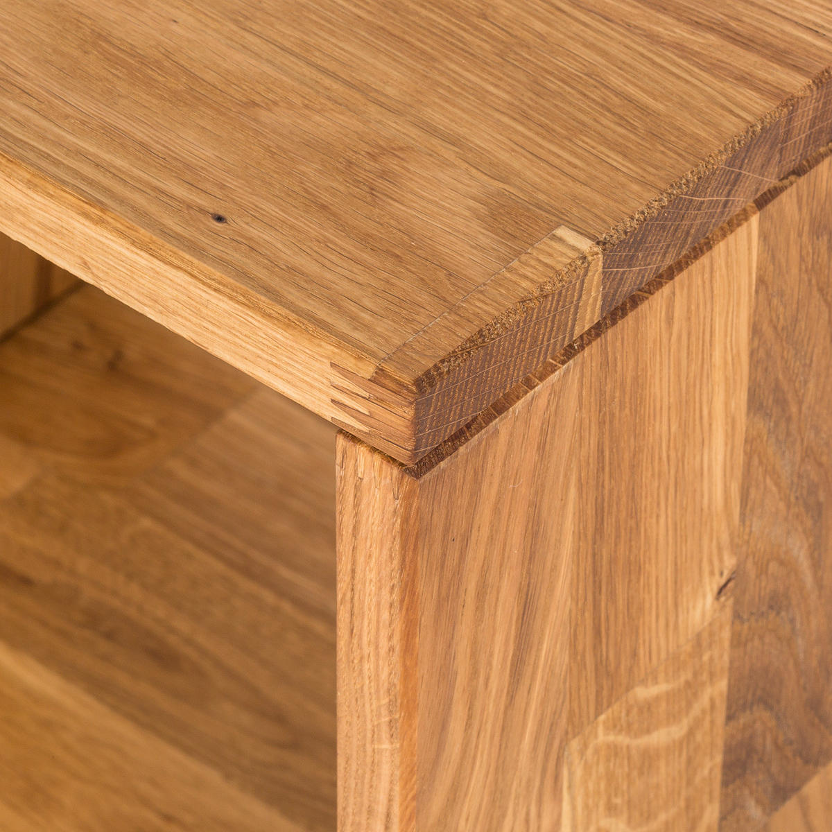 REGAL - Massivholz - Eichefarben, Holz (39/39/35cm) - home24