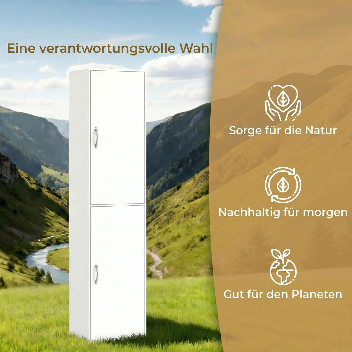 AKTENSCHRANK Weiß 40.0/35.0/180.0 cm - Weiß, Holzwerkstoff (35/180/40cm)