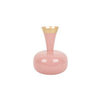 VASE Yara Rosa 17/17/24 cm - Pink, Metall (24cm) - Present Time