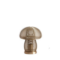 TISCHLAMPE Pilz Gold Ø20/24 cm - Goldfarben, Metall (20/20/24cm) - Light & Living