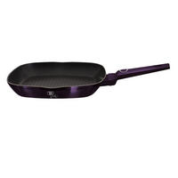 GRILLPFANNE Lila 28/28/4.1 cm BH6634 - Violett, Metall (28cm) - Berlinger Haus