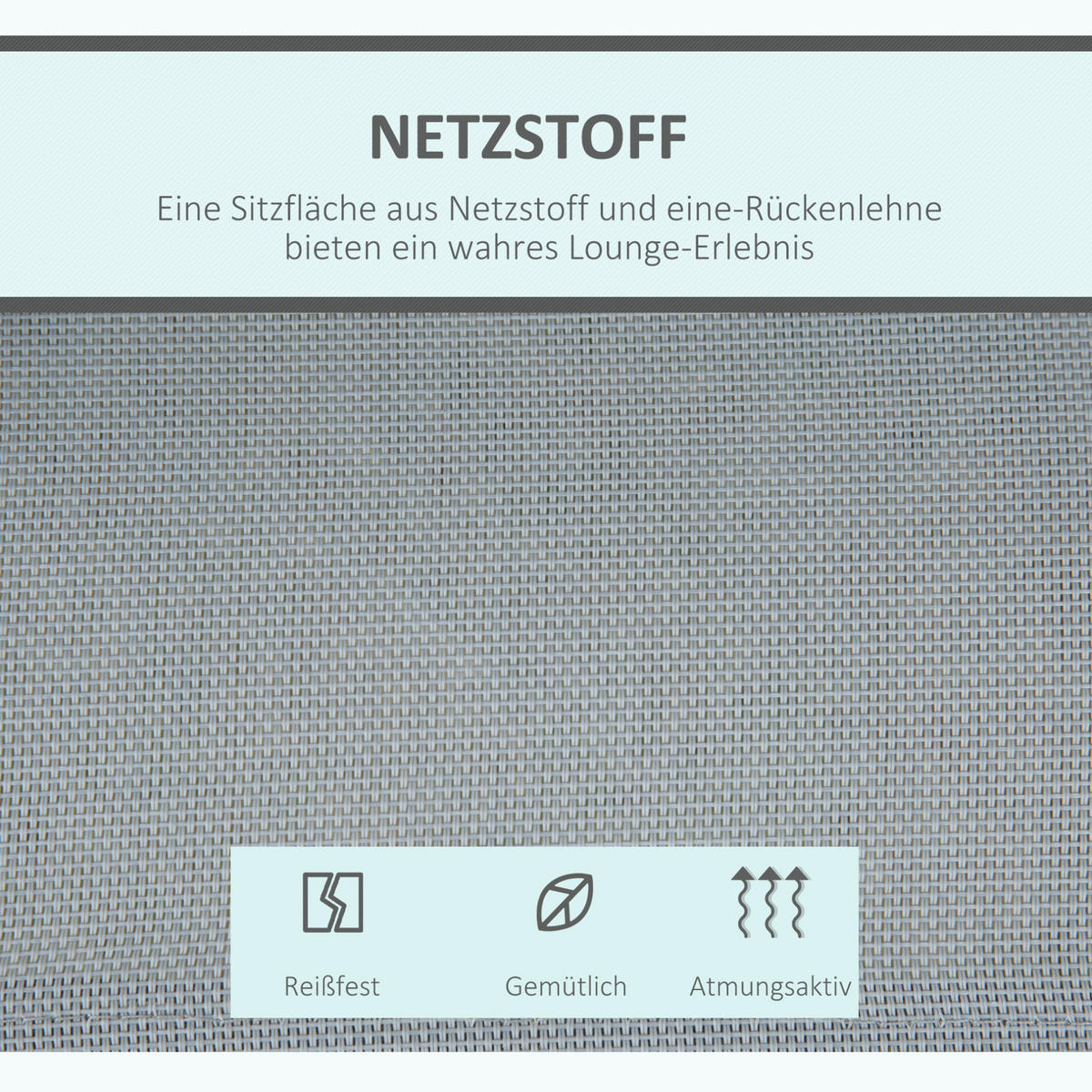 HOLLYWOODSCHAUKEL aus Metall 171x108x154cm in Grau mit verstellbarem Verdeck - Grau, Metall (108/154/171cm) - Modfu