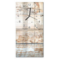 WANDUHR 60x30 cm - Kalziumkarbonat - Beige, Glas (30/60/0.4cm) - TULUP