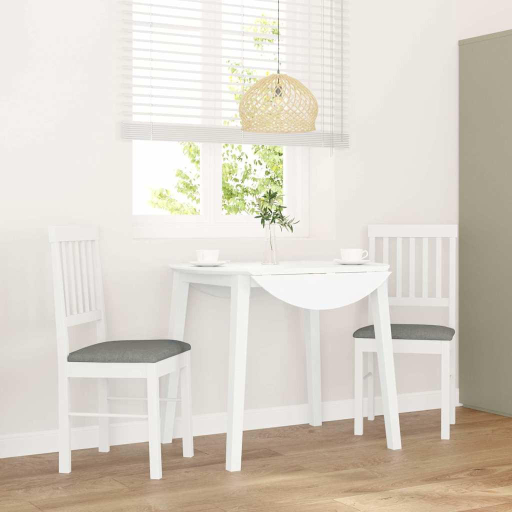 STUHL-SET 2 Stk Lohnhain 42.5/90/44.5 cm - Weiß, Holz (42.5/90/44.5cm) - ZMH